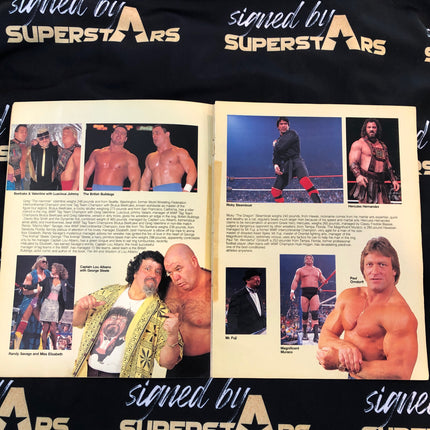 WWF Wrestlemania 2 Signed Program (15+ RARE signatures)