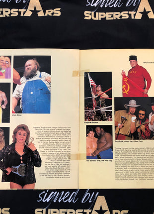 WWF Wrestlemania 2 Signed Program (15+ RARE signatures)