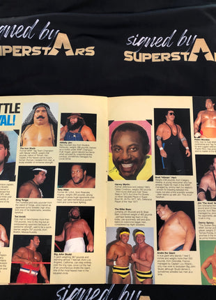 WWF Wrestlemania 2 Signed Program (15+ RARE signatures)