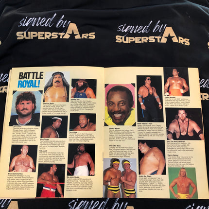 WWF Wrestlemania 2 Signed Program (15+ RARE signatures)