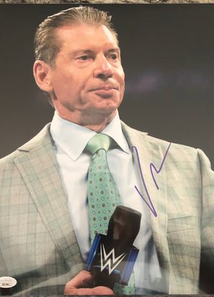 Vince McMahon signed 11x14 Photo (w/ JSA)