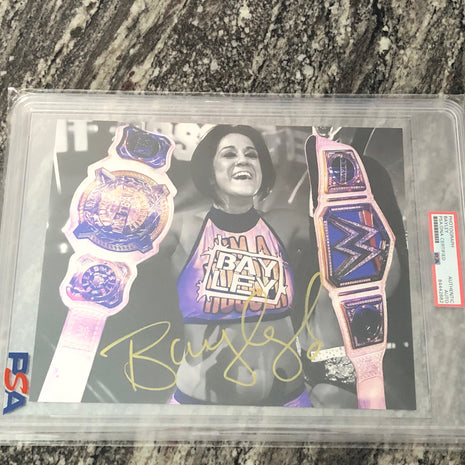 Bayley signed 8x10 Photo (Encapsulated w/ PSA-DNA)