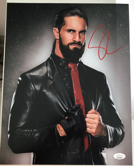 Seth Rollins signed 11x14 Photo (w/ JSA)