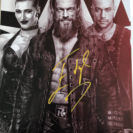 Edge signed 11x14 Photo (w/ JSA)