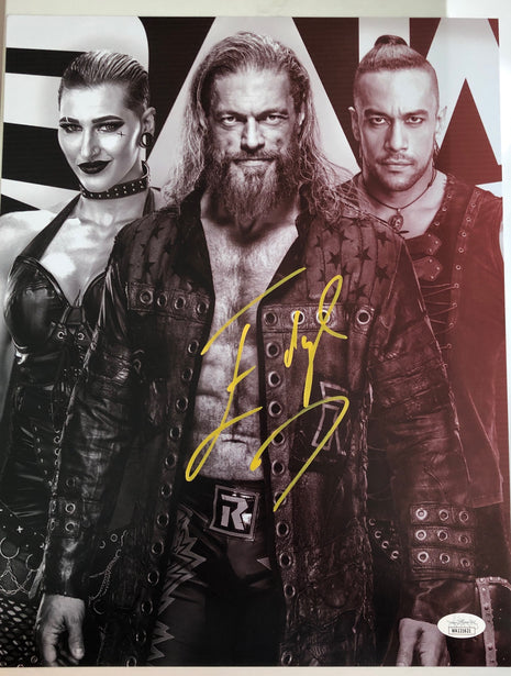 Edge signed 11x14 Photo (w/ JSA)