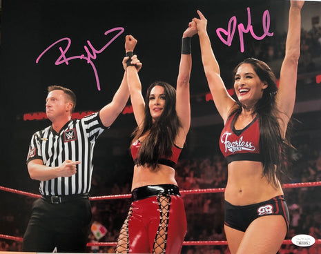 Nikki & Brie - Bella Twins signed 11X14 Photo (w/ JSA)