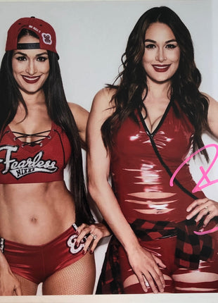 Nikki & Brie - Bella Twins signed 11X14 Photo (w/ JSA)
