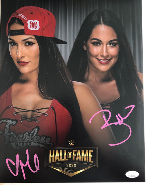 Nikki & Brie - Bella Twins signed 11X14 Photo (w/ JSA)