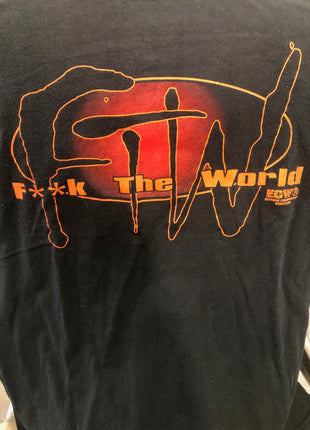 Original ECW Taz F**k The World T-Shirt (Size: XL / Worn)