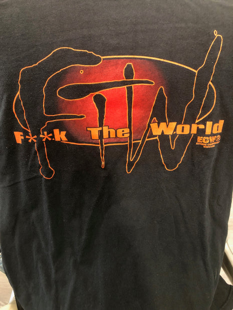 Original ECW Taz F**k The World T-Shirt (Size: XL / Worn)