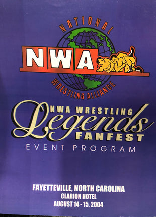 Multi-signed NWA Legends Fanfest 2004 Event Program