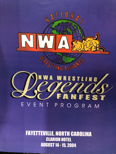 Multi-signed NWA Legends Fanfest 2004 Event Program