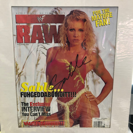 Sable signed Matted 8x10 Photo