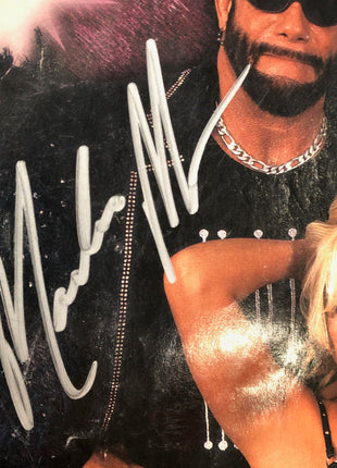Randy Savage & Gorgeous George signed WCW Magazine June 1999 (w/ Beckett)