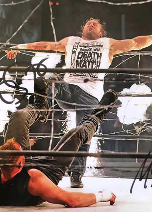 Kenny Omega & Jon Moxley dual signed 8x10 Photo (w/ JSA)