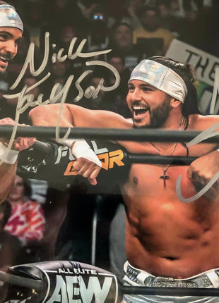 Young Bucks dual signed 8x10 Photo (w/ JSA)