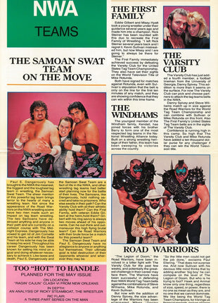 Multi-signed WCW Wrestling Wrap Up Vol. 1 No. 1 (8 signatures!)