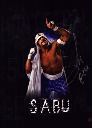 Sabu signed 11x14 Photo