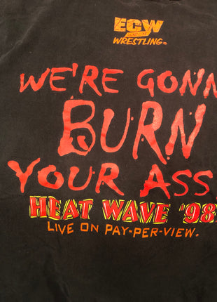 Original ECW Heat Wave 1998 PPV T-Shirt (Size: XL / Worn)