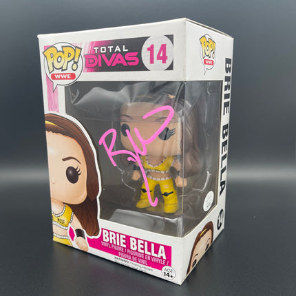 Brie Bella signed WWE Total Divas Funko POP Figure #14 (w/ JSA)
