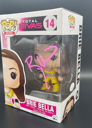 Brie Bella signed WWE Total Divas Funko POP Figure #14 (w/ JSA)