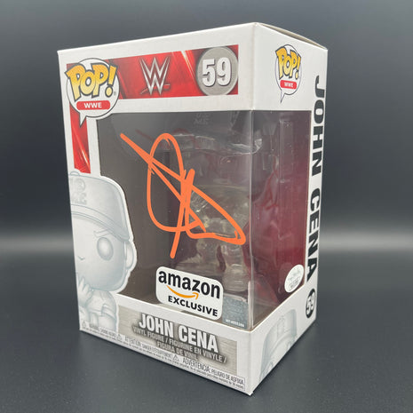 John Cena signed WWE Funko POP Figure #59 (Amazon Exclusive w/ JSA)