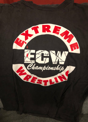 Original ECW Logo Experience the Difference T-Shirt (Size: XL / Worn)