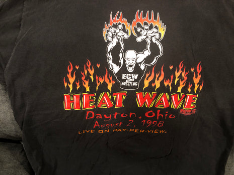 Original ECW Heat Wave 1998 PPV T-Shirt (Size: XL / Worn)