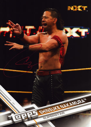 Shinsuke Nakamura signed 11x14 Photo